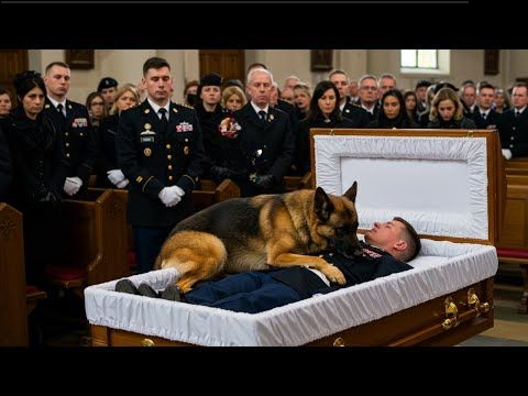 THE K9 WHO NEVER LEFT HIS PARTNER’S SIDE—NOT EVEN AT THE FUNERAL