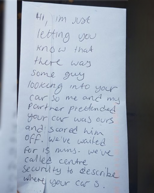I Found a Note on My Windshield—And What It Said Sent Chills Down My Spine