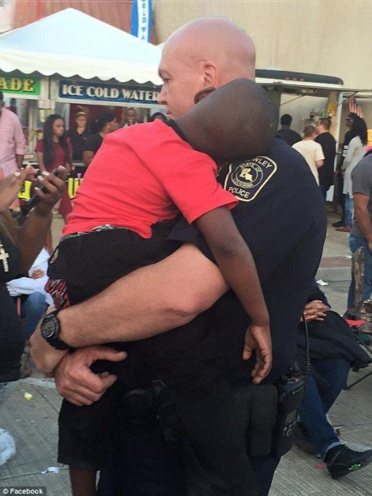 Officer David Held My Hand Until Mom Found Me