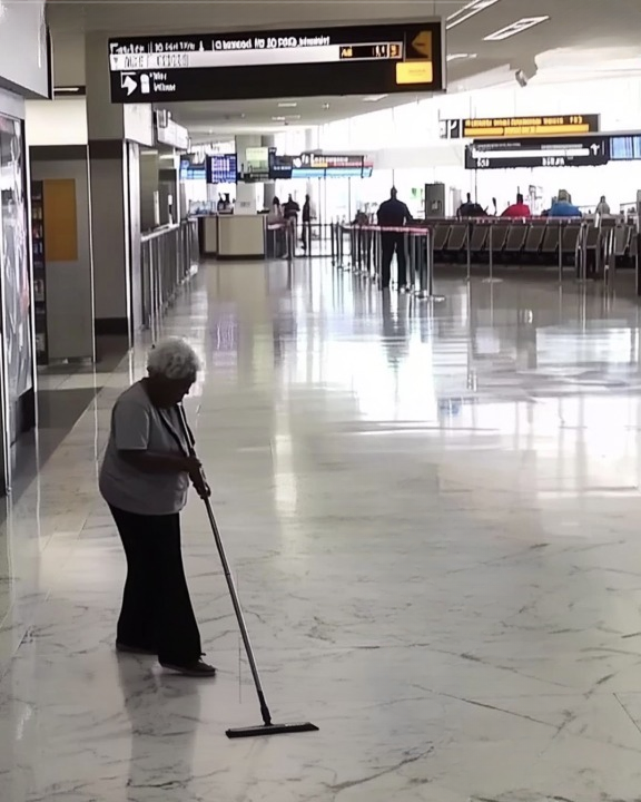 A Pilot’s Son Mocked a Janitor at the Airport — Unaware His Father Was Watching It All Unfold