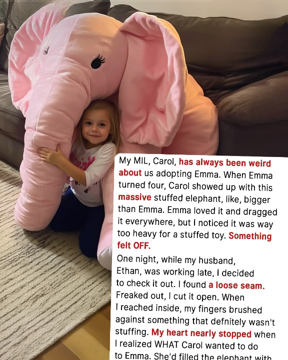 My MIL Gave Our Adopted Daughter a Giant Stuffed Toy — but When I Discovered What Was Hidden Inside, I Had No Choice but to Burn It