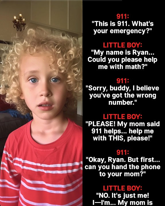 Boy Calls 911 for Math Help — Officers Quickly Realize He Needs More Than Answers