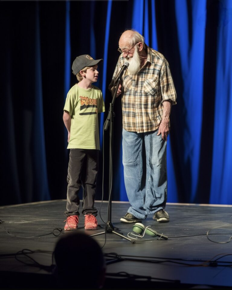 The Shocking Moment a Wealthy Kid Introduces His Father—A Humble 67-Year-Old Man—At School, and the Gossip That Followed