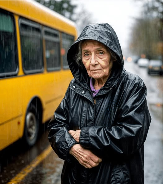 An 80-year-old woman who hadn’t paid for her ticket was ejected by the bus driver.