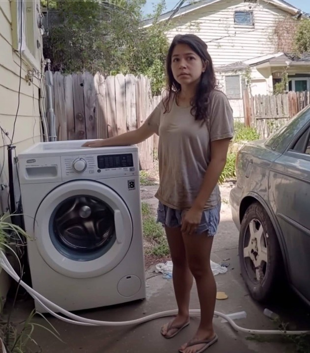 Young Mom Buys Secondhand Washer She Can Barely Afford—Then Finds a Life-Changing Note Inside
