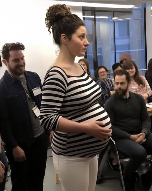 My Boss Publicly Humiliated Me for Being Pregnant – But His Arrogance Vanished When a Woman Holding a Baby Walked In