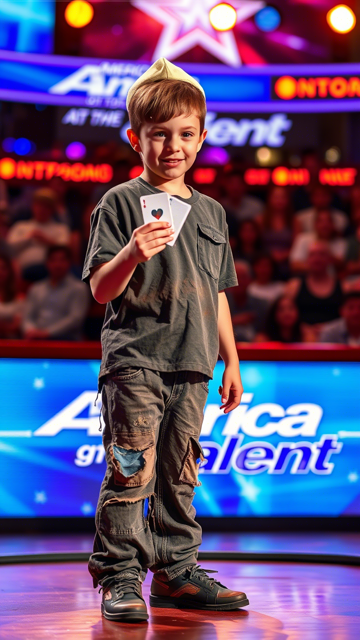 This 10-Year-Old Magician Just Stunned AGT by Turning a Card into a Giant Red Heart Balloon!
