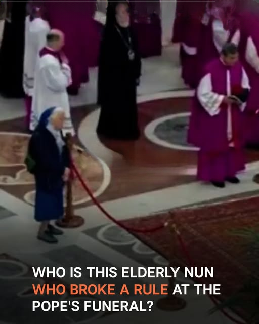 Who Is the Emotional Nun Who Defied Protocol at Pope Francis’s Funeral?