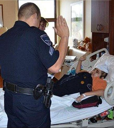 A 7-Year-Old Dreamed of Being a Cop—Then the Unexpected Knock Came