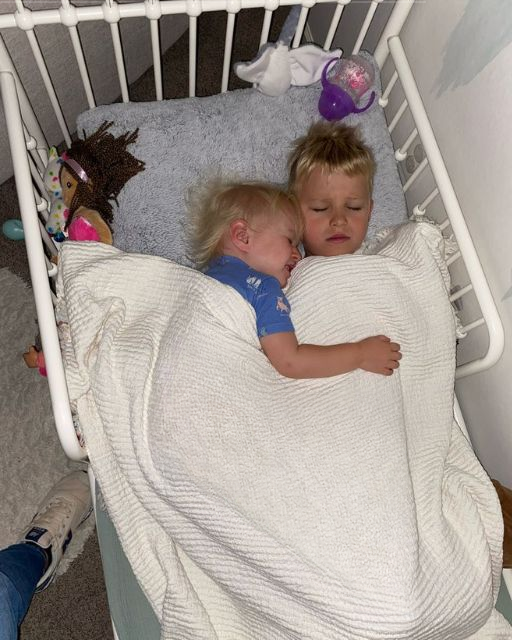 My Kids Snuck Out of Their Beds—And I Discovered Them Curled Up Together Like This