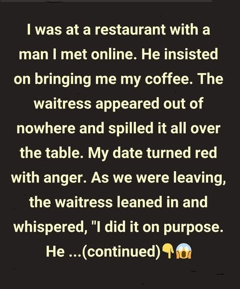 I was out on a date with someone I barely knew—until the waitress revealed something that changed everything.
