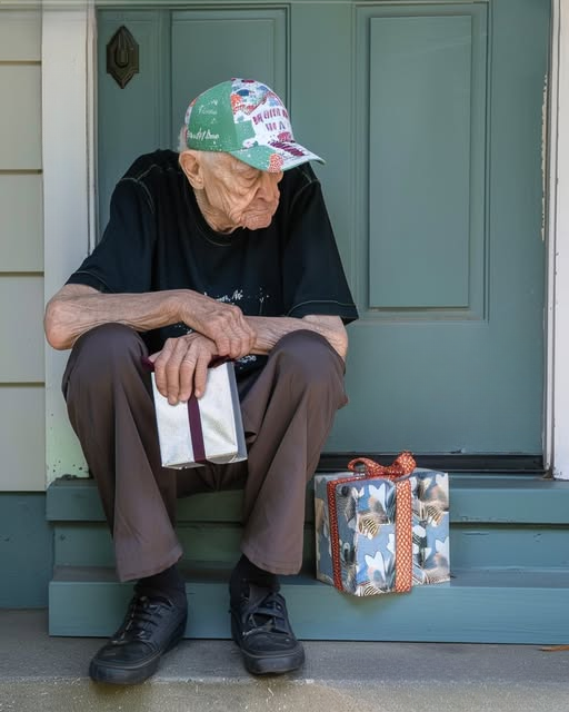 An elderly man who is lonely invites family to celebrate.
