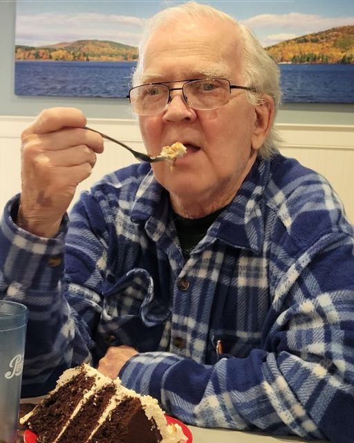 MY 82-YEAR-OLD NEIGHBOR JUST TASTED HIS FIRST BIRTHDAY CAKE