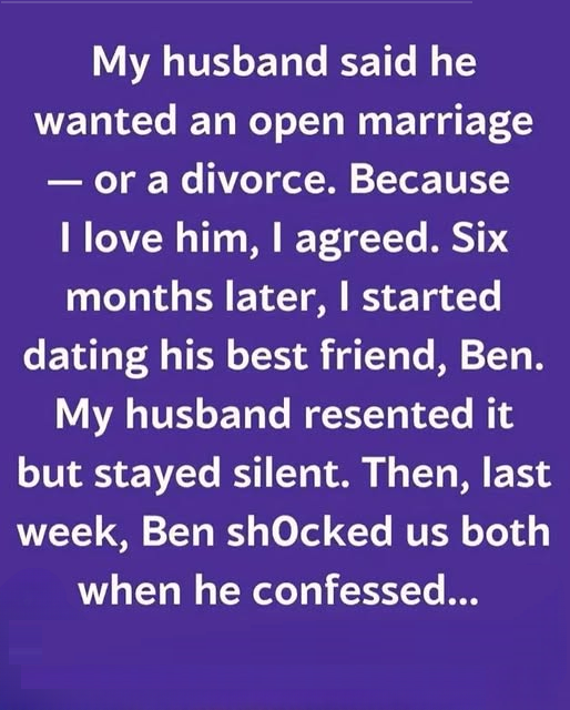 My husband now regrets wanting to date other people.