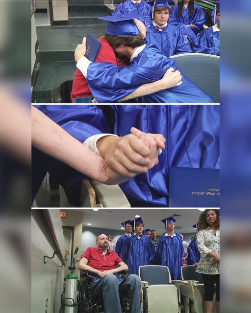 I didn’t expect my dad to make it to my graduation — so I brought the celebration to him.