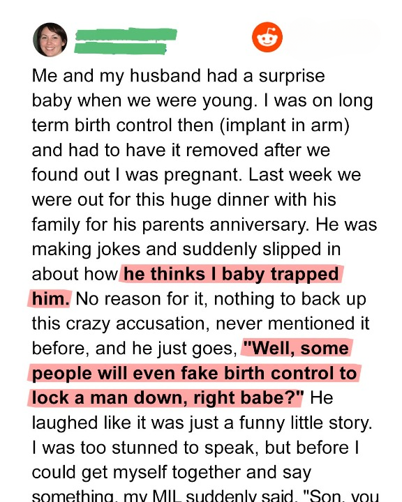 My Husband Accused Me of Trapping Him With a Baby—His Mother’s Reaction Left Me Speechless