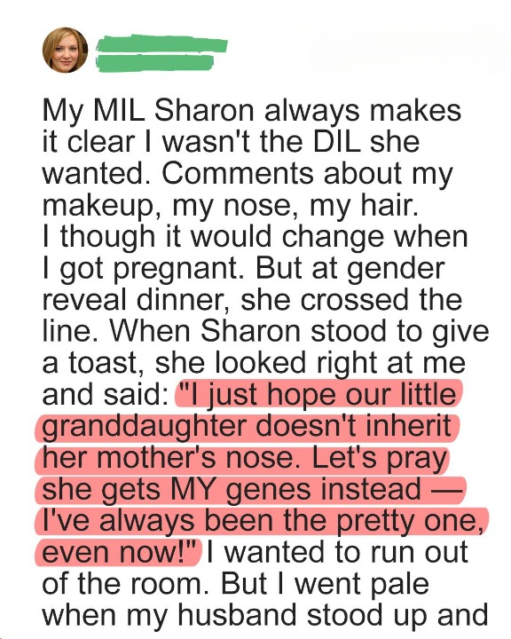 My Mother-in-Law’s Gender Reveal Dinner Took an Unforeseen Turn