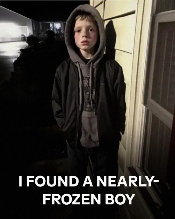 I Found a Nearly Frozen Boy in My Yard on Christmas Eve Who Said, “I Finally Found You.”