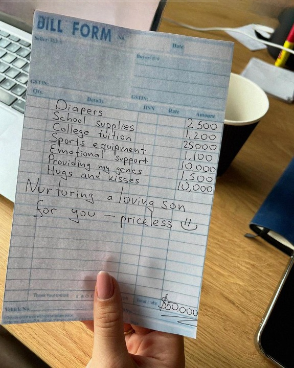 My MIL Sent Me a Bill for “Raising Such a Wonderful Husband” — What I Did in Response Made Her Pale