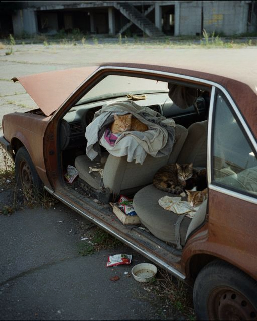 The Whole Town Talks About the Cat Car—But No One Dares Ask Who Put It There