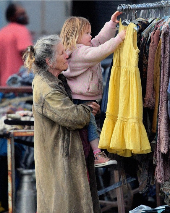 I Bought a Dress for a Girl at a Flea Market — The Next Morning There Was a Knock at My Door That Changed Everything