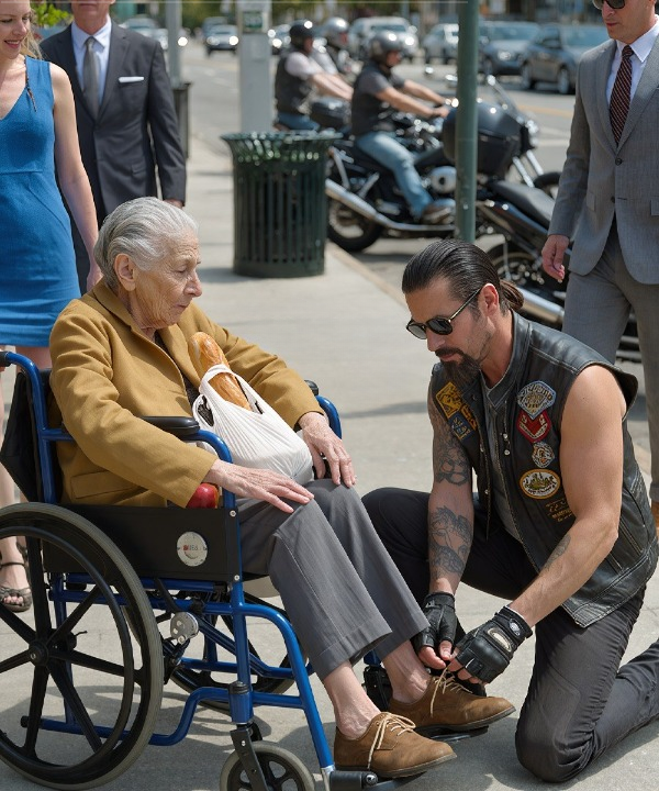 Her Son Told Her to Figure It Out and Left Her With an Empty Fridge — Then Bikers in Black Vests Changed Everything