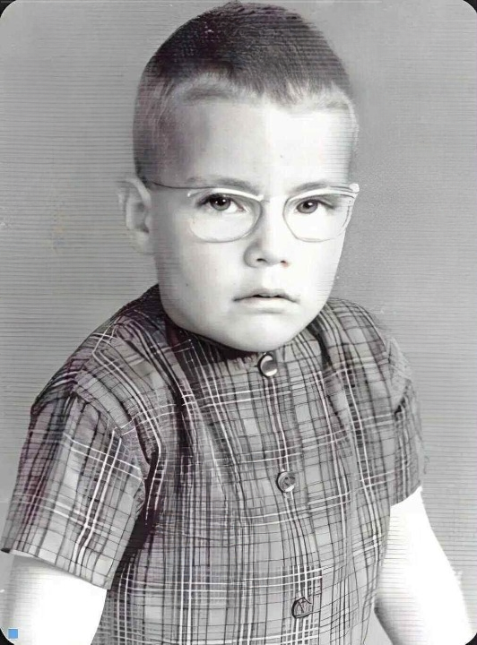 Can you guess who this boy is—the one who grew up to become one of the most famous actors in the world?
