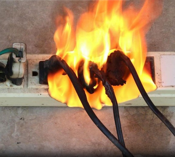 Firefighters want people to be aware of what should never be connected to a power strip.