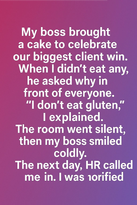 “The Cake That Ended Up Teaching My Boss a Lesson in Respect”